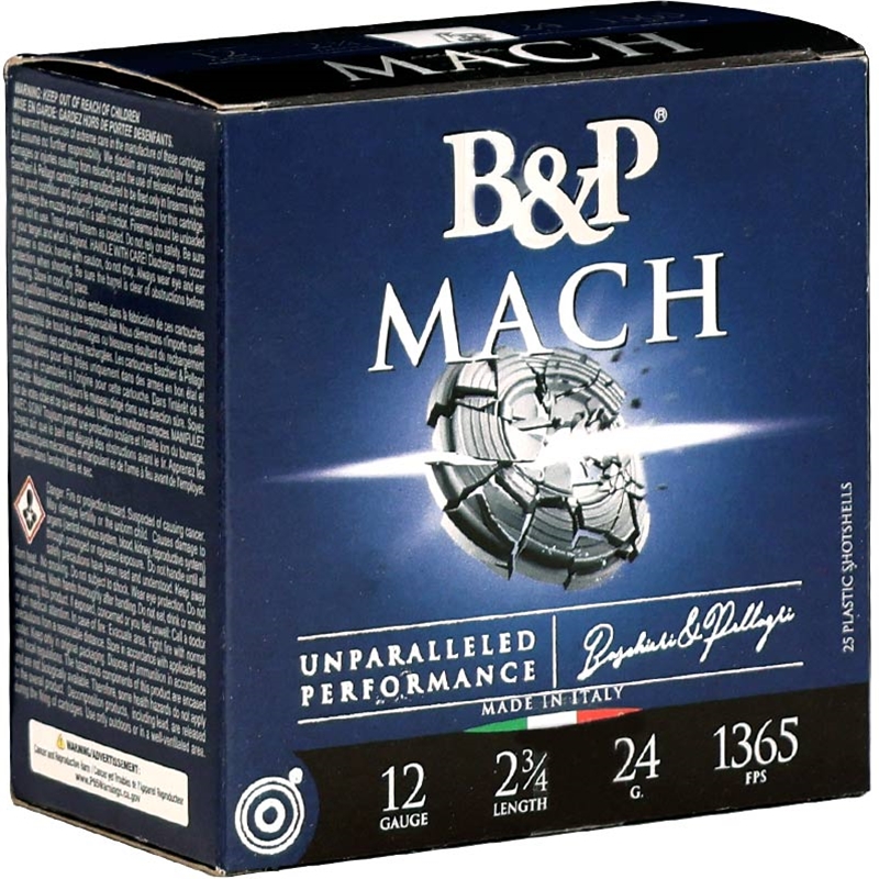 B&P Mach 12 Gauge Ammo 2 3/4