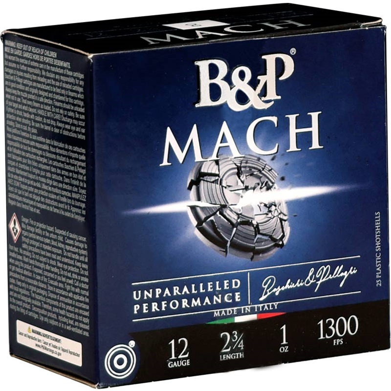 B&P Mach 12 Gauge Ammo 2 3/4
