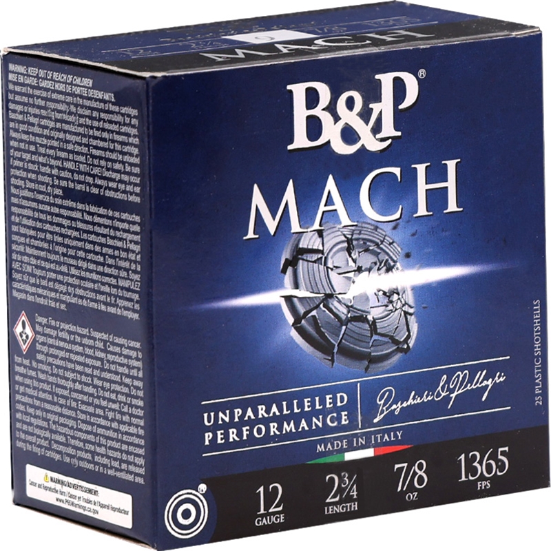 B&P Mach 12 Gauge Ammo 2 3/4