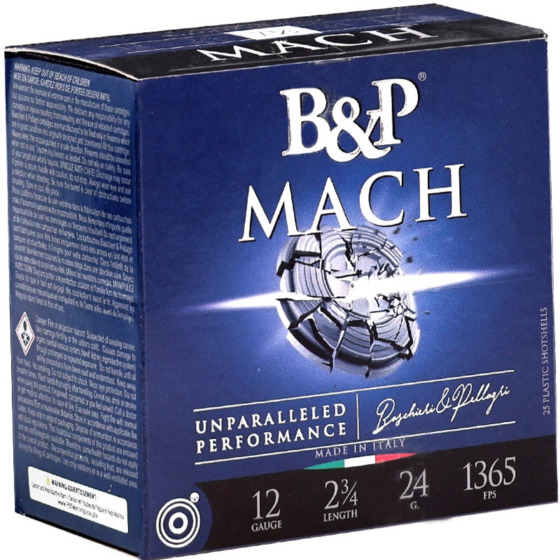 B&P Mach 12 Gauge Ammo 2 3/4