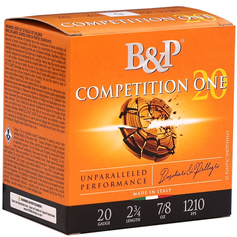 B&P Competition One 20 Gauge Ammo 2 3/4