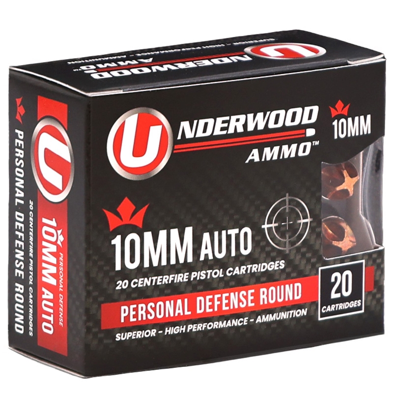 Underwood Personal Defense 10mm Auto Ammo 115 Grain Xtreme Defender - 810