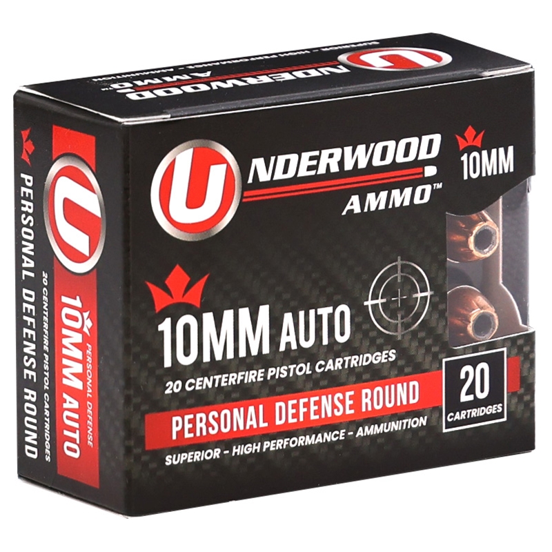 Underwood 10mm Auto Ammo 180 Grain XTP Jacketed Hollow Point - 243