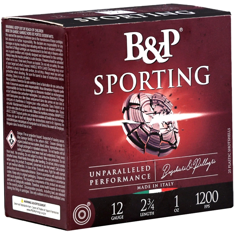 B&P Sporting 12 Gauge Ammo 2 3/4