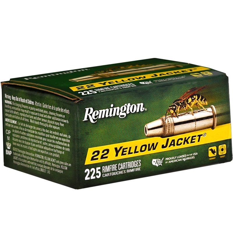Remington Yellow Jacket 22LR Ammo 33 Grain Truncated Cone Hollow Point - 21233