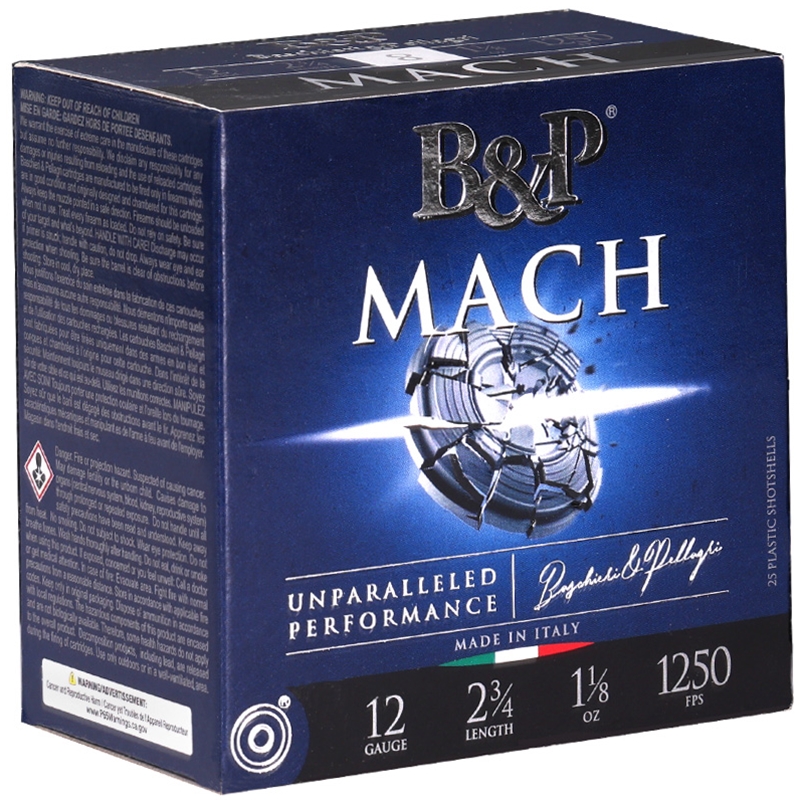 B&P Mach 12 Gauge Ammo 2 3/4