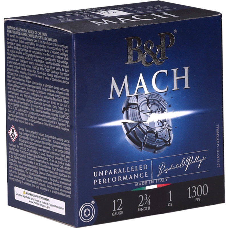 B&P Mach 12 Gauge Ammo 2 3/4