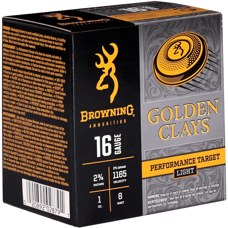 Browning Golden Clays 16 Gauge Ammo 2 3/4