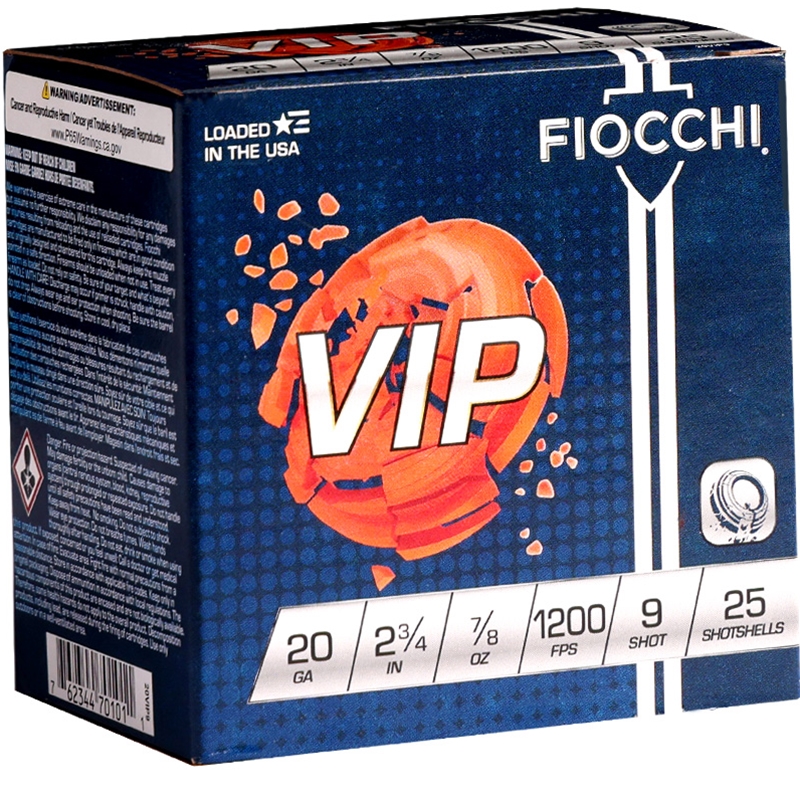 Fiocchi VIP 20 Gauge Ammo 2 3/4