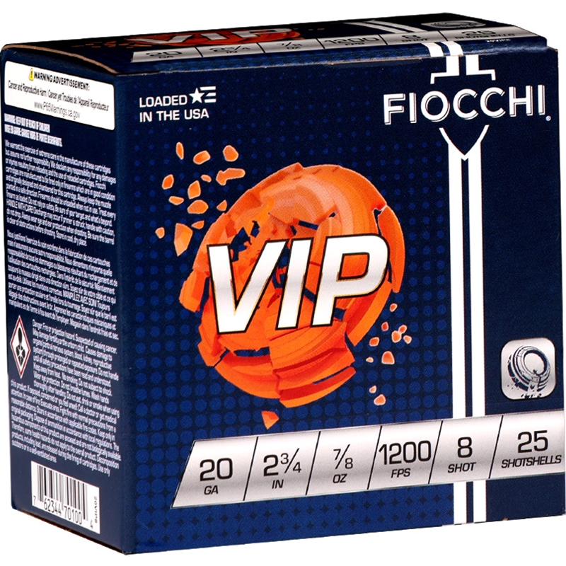 Fiocchi VIP 20 Gauge Ammo 2 3/4