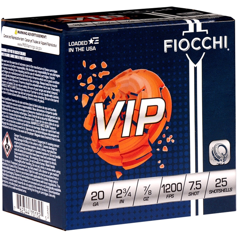 Fiocchi VIP 20 Gauge Ammo 2 3/4
