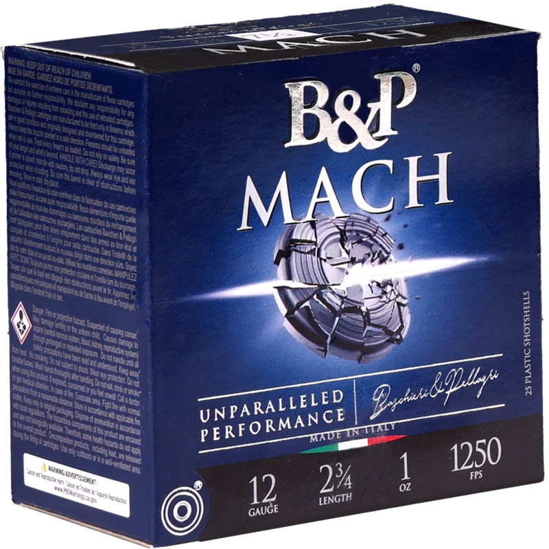 B&P Mach 12 Gauge Ammo 2 3/4