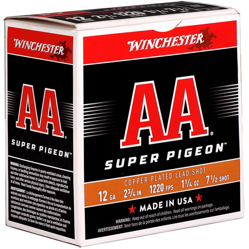 Winchester AA Super Pigeon 12 Gauge Ammo 2 3/4