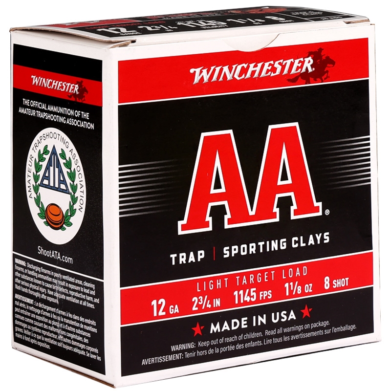Winchester AA Target Load 12 Gauge Ammo 2 3/4