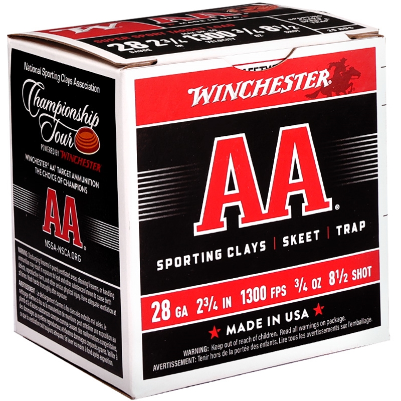 Winchester AA Target Load 28 Gauge Ammo 2 3/4