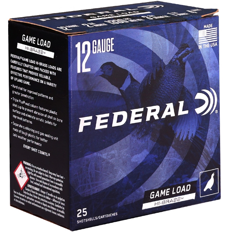 Federal Game Load 12 Gauge Ammo 2 3/4