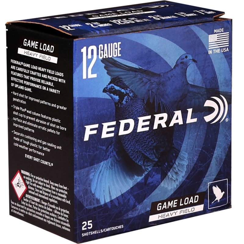 Federal Game Load 12 Gauge Ammo 2 3/4