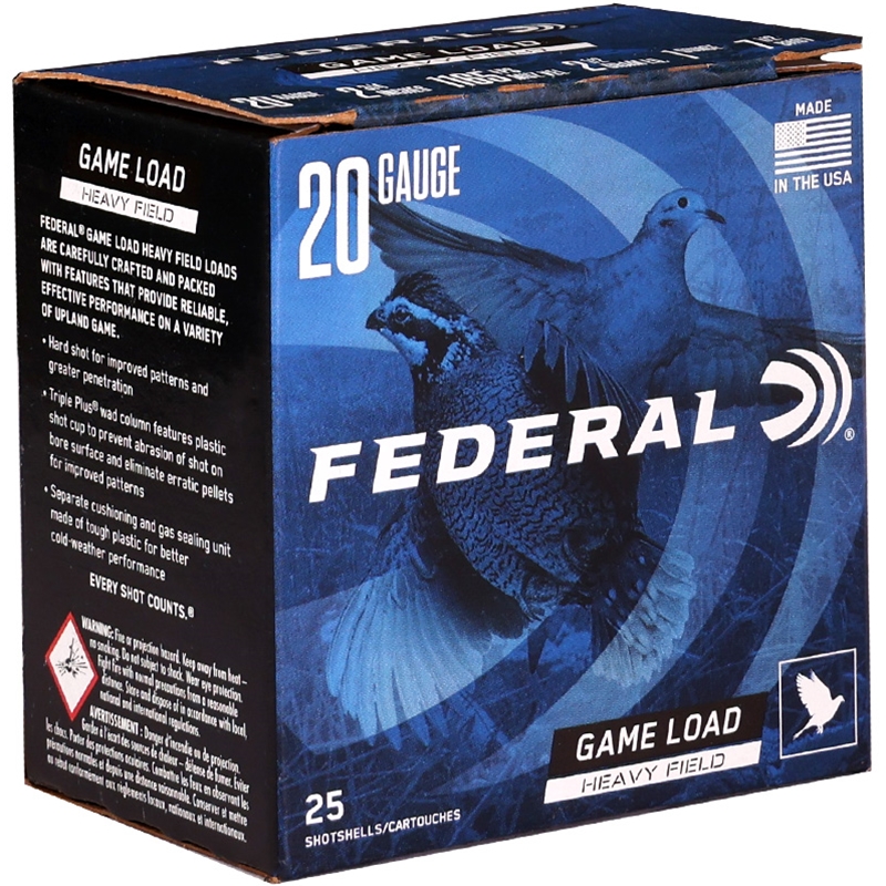 Federal Game Load 20 Gauge Ammo 2 3/4