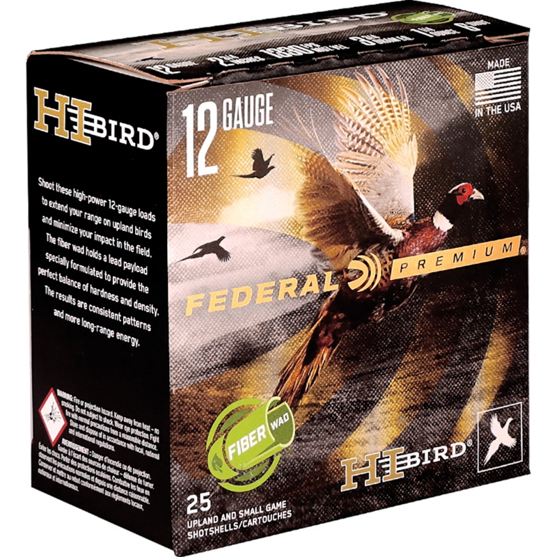 Federal Hi-Bird 12 Gauge Ammo 2 3/4