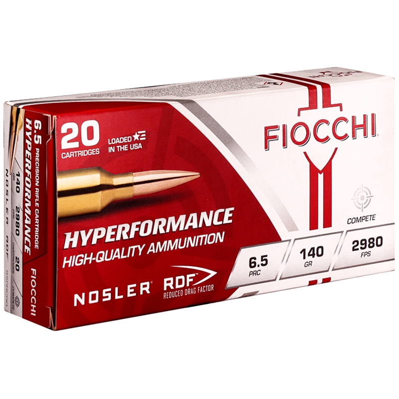 Fiocchi Hyperformance 6.5mm PRC Ammo 140 Grain Reduced Drag Hollow Point - 65PRCRD