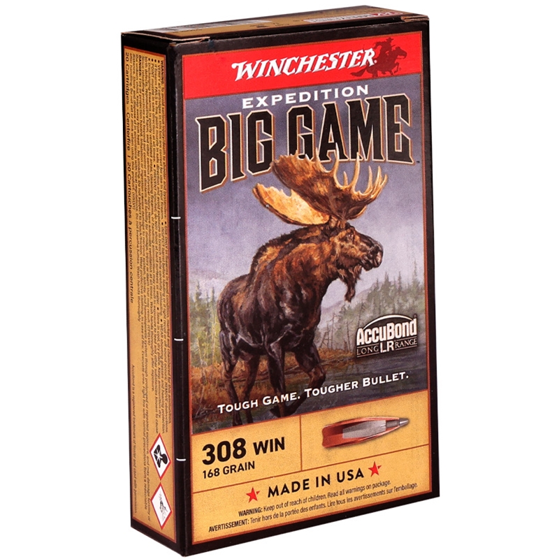 Winchester Expedition Big Game 308 Winchester Ammo 168 Grain Polymer Tip - S308LR