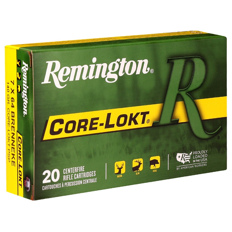 Remington Core-Lokt 7x64mm Ammo 140 Grain Soft Point - R29130
