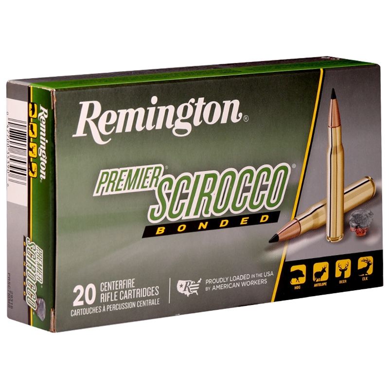 Remington Premier 7mm Remington Magnum Ammo 150 Grain Scirocco Bonded Polymer Tip - 29316
