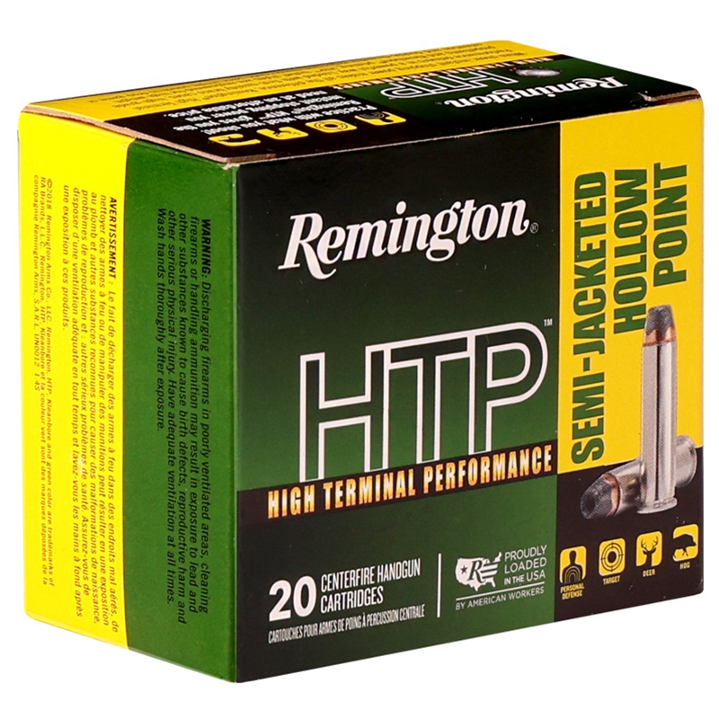 Remington HTP 357 Magnum Ammo 180 Grain Semi-Jacketed Hollow Point - 22239