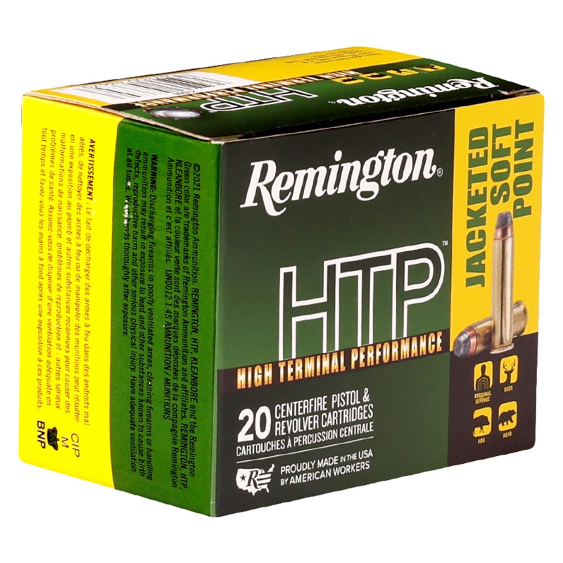 Remington HTP 41 Magnum Ammo 210 Grain Jacketed Soft Point - 23000