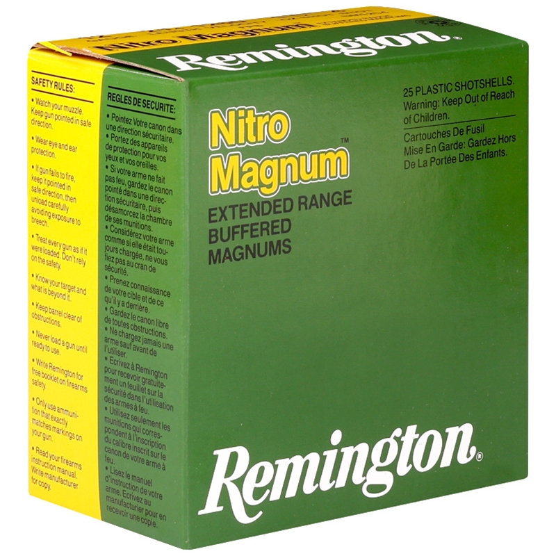 Remington Nitro Magnum 12 Gauge Ammo 2 3/4