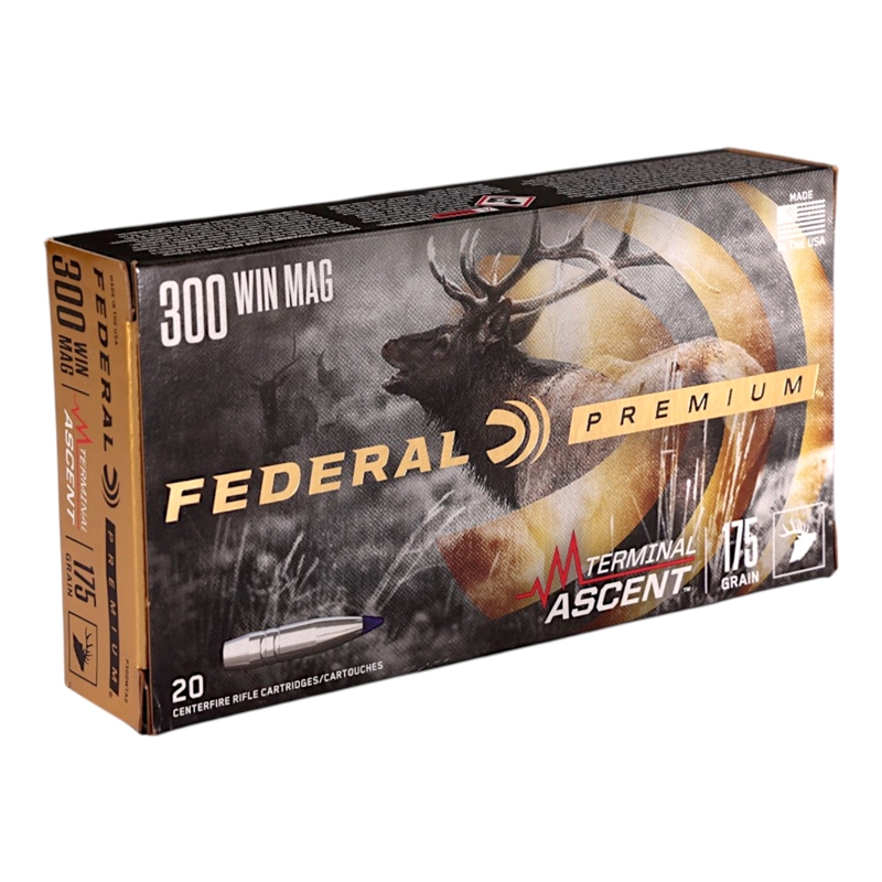 Federal Premium Terminal Ascent 300 Winchester Magnum Ammo 175 Grain Terminal Ascent - P300WTA2