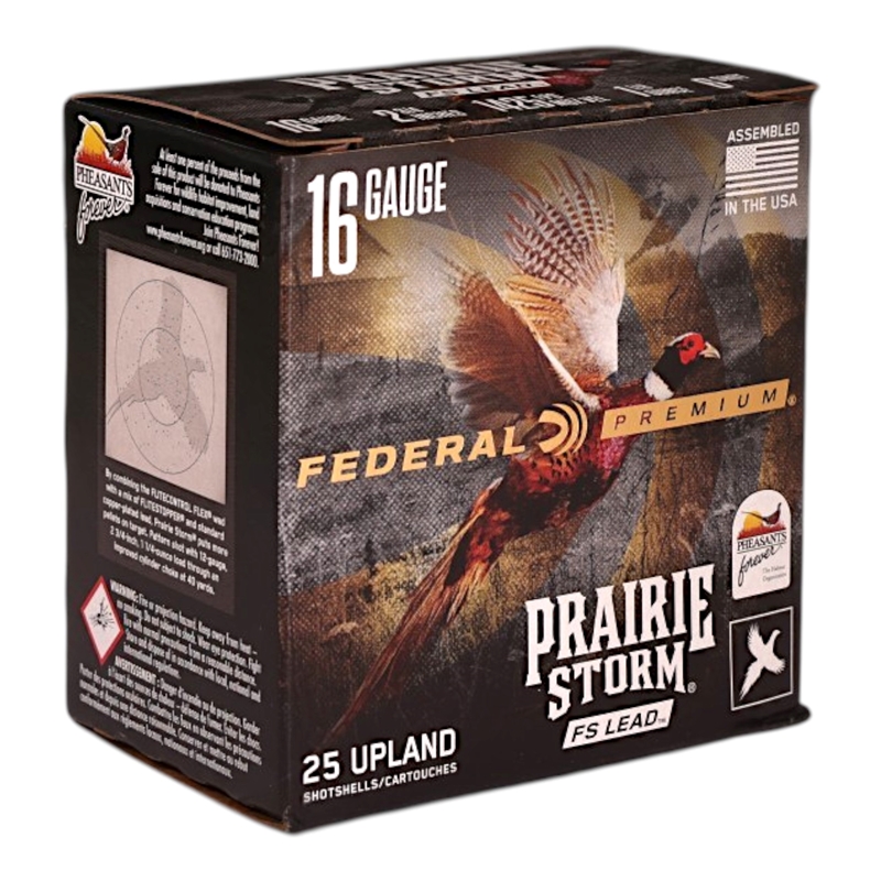 Federal Premium Prairie Storm 16 Gauge Ammo 2 3/4