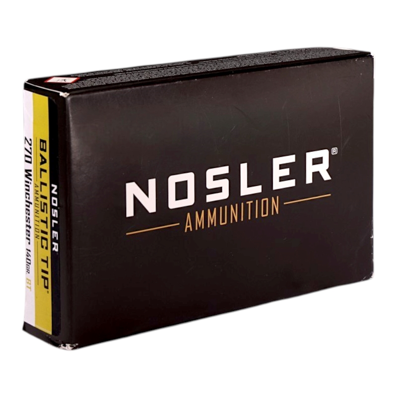 Nosler Ballistic Tip 270 Winchester Ammo 140 Grain Ballistic Tip - 40055