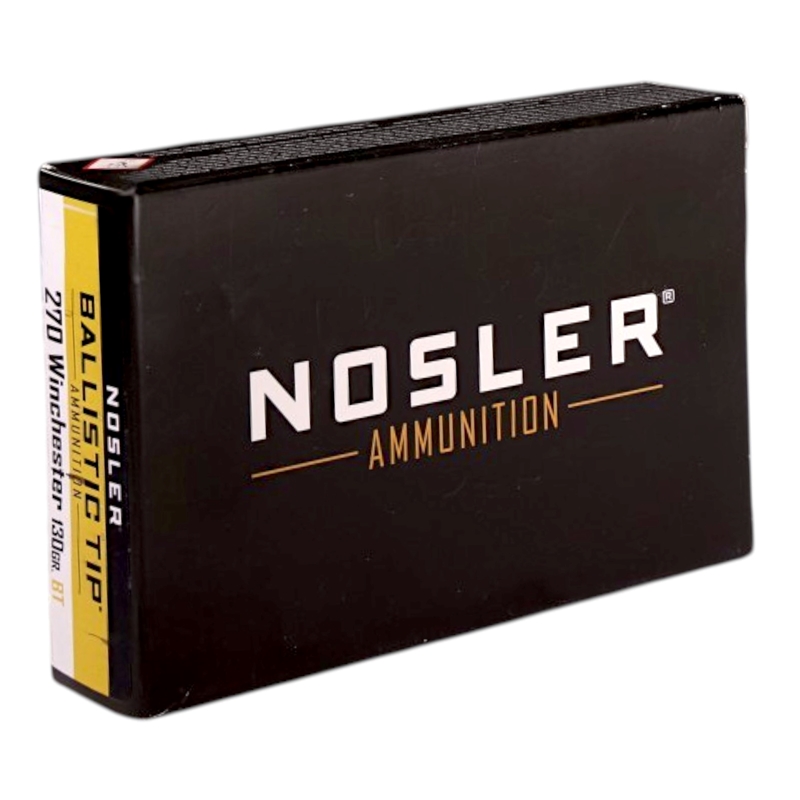 Nosler Ballistic Tip 270 Winchester Ammo 130 Grain Ballistic Tip - NOS40062