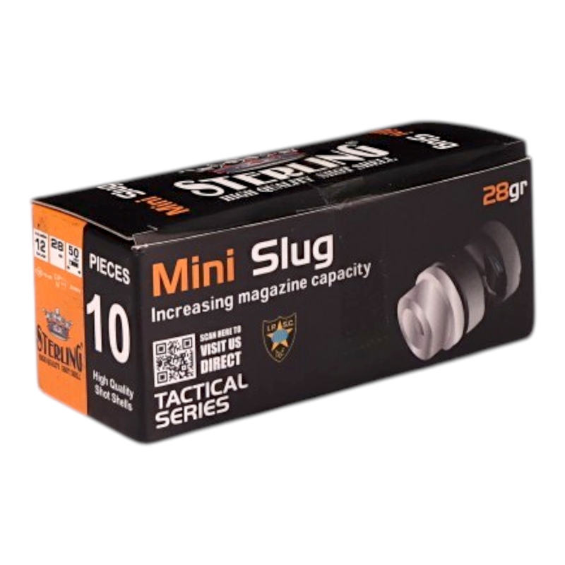 Sterling Tactical Series 12 Gauge Ammo 28 Grain Mini Slug - STERLING12MS