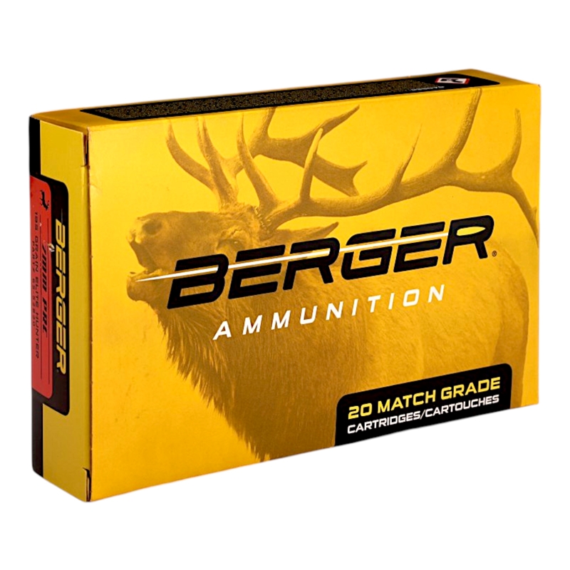 Berger Elite Hunter 7mm PRC Ammo 195 Grain Hybrid Hollow Point Boat Tail - 65-52820