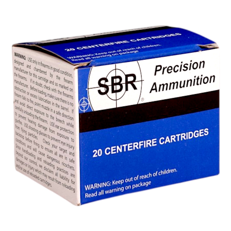 SBR Precision 375 SOCOM Ammo 250 Grain Full Metal Jacket - SL3758
