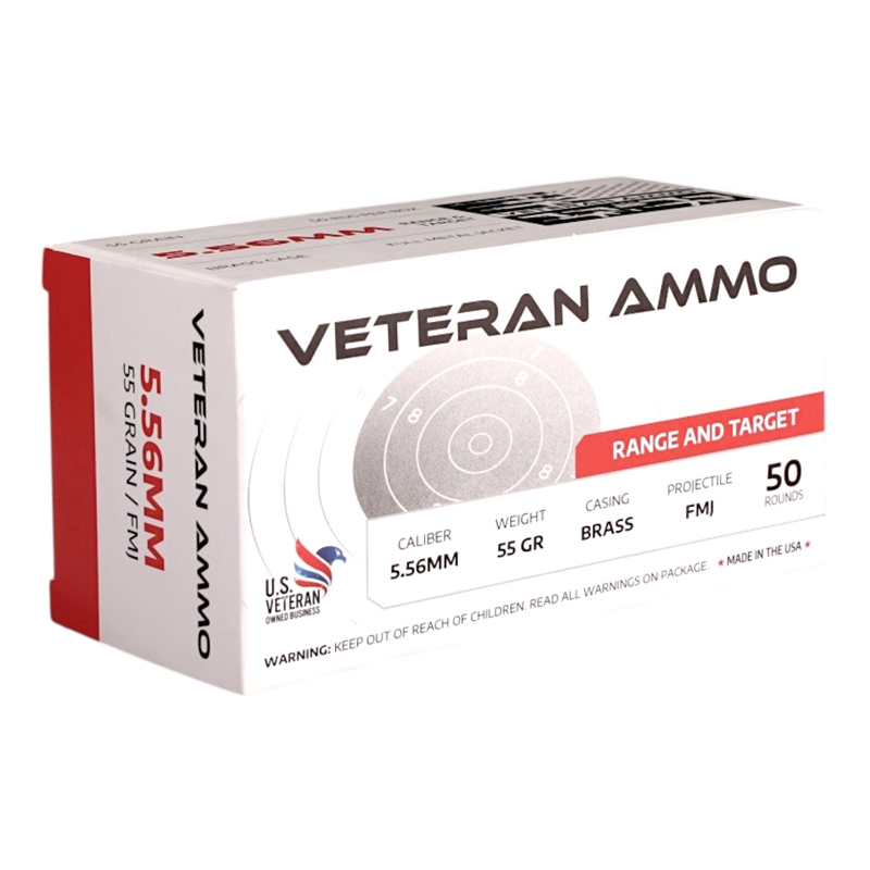 Hyperion Veteran 5.56x45mm NATO Ammo 55 Grain Full Metal Jacket - HMBX-556-55-50