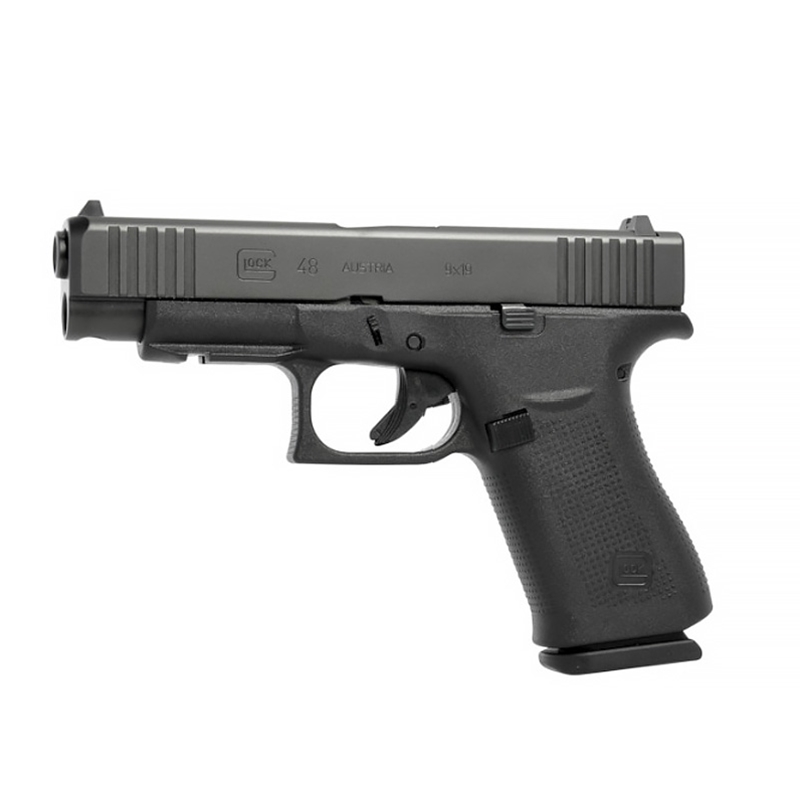 Glock G48 MOS 9mm Luger Slimline Compact Pistol 4.17-Inch Barrel 10-Round - PA4850201FRMOS