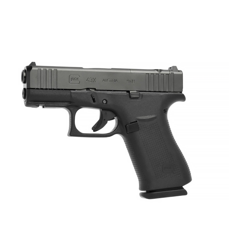 Glock G43X MOS 9mm Luger Slimline Compact Pistol 3.41-Inch Barrel 15-Round - PX4350203FRMOS