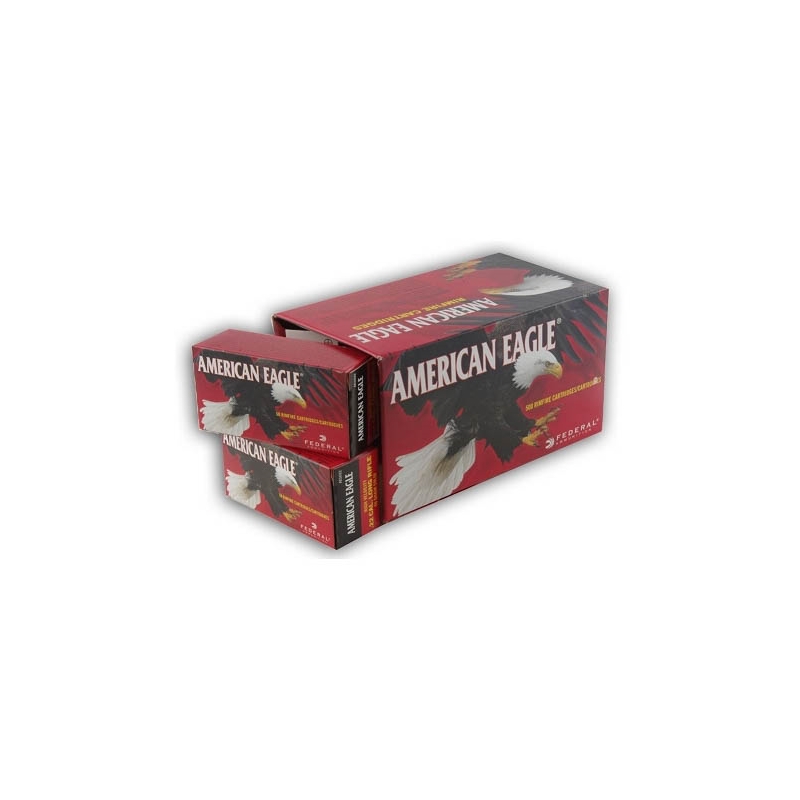 Federal American Eagle 22 Long Rifle Ammo 40 Grain Lead Round Nose 500 Rounds