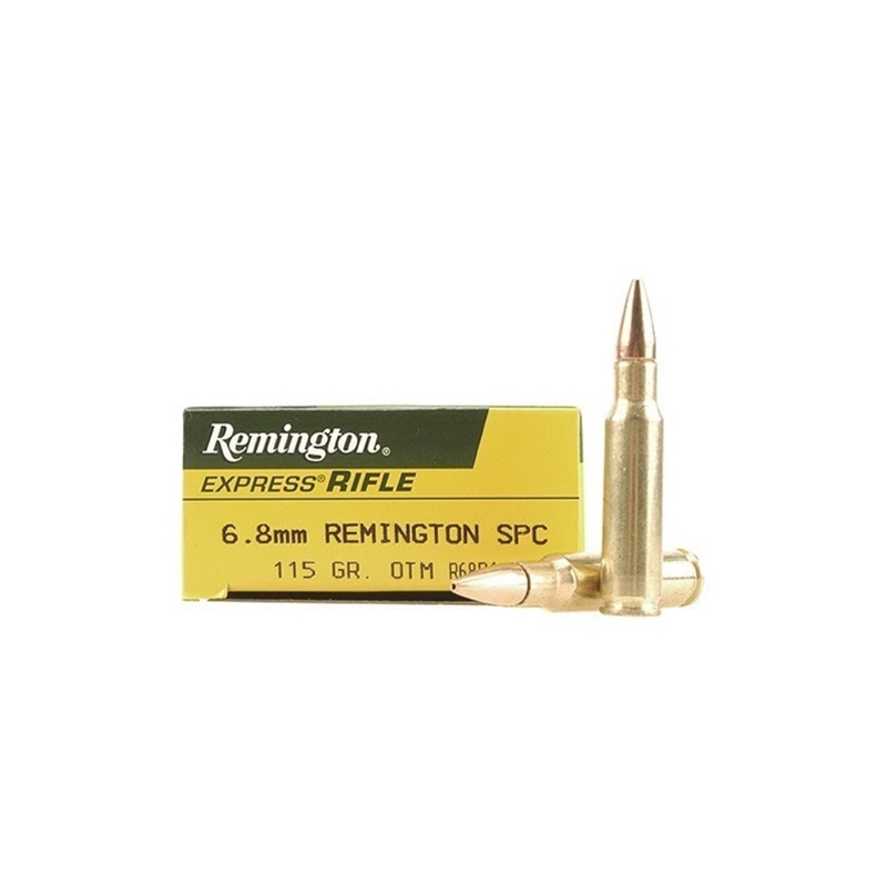 Remington Express 6.8mm Remington Special Ammo 115 Grain Open Tip Match