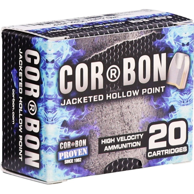 CorBon 380 Auto Ammo 90 Grain Jacketed Hollow Point - SD38090/20