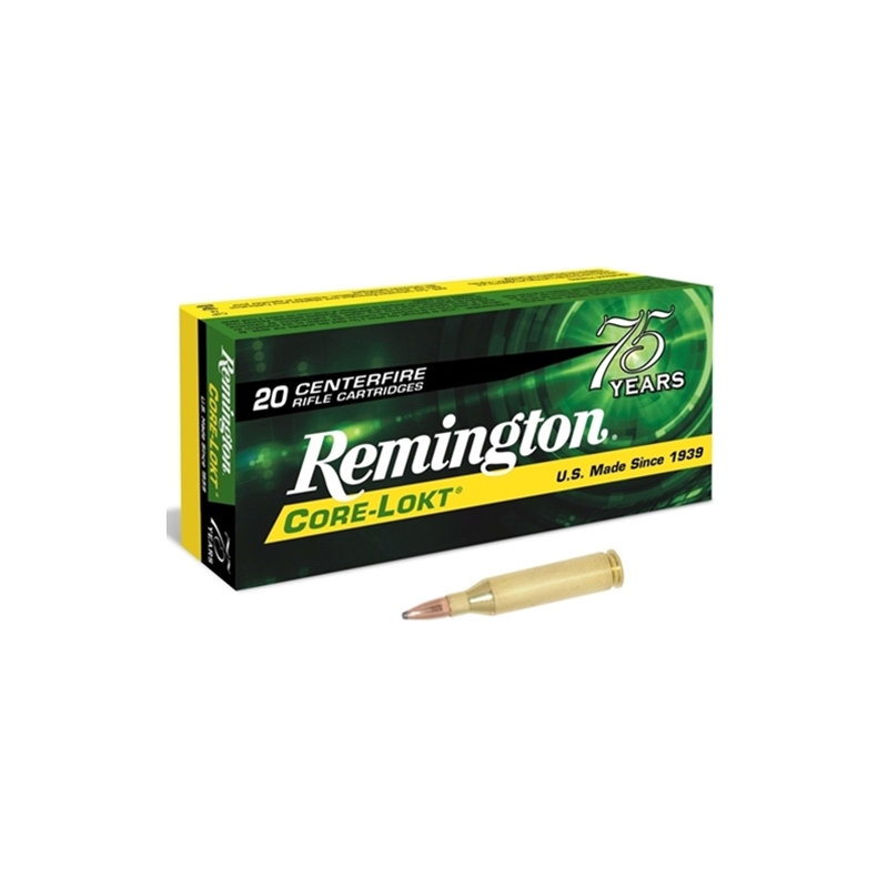 Remington Express 308 Winchester Ammo 180 Grain Core-Lokt Pointed Soft Point