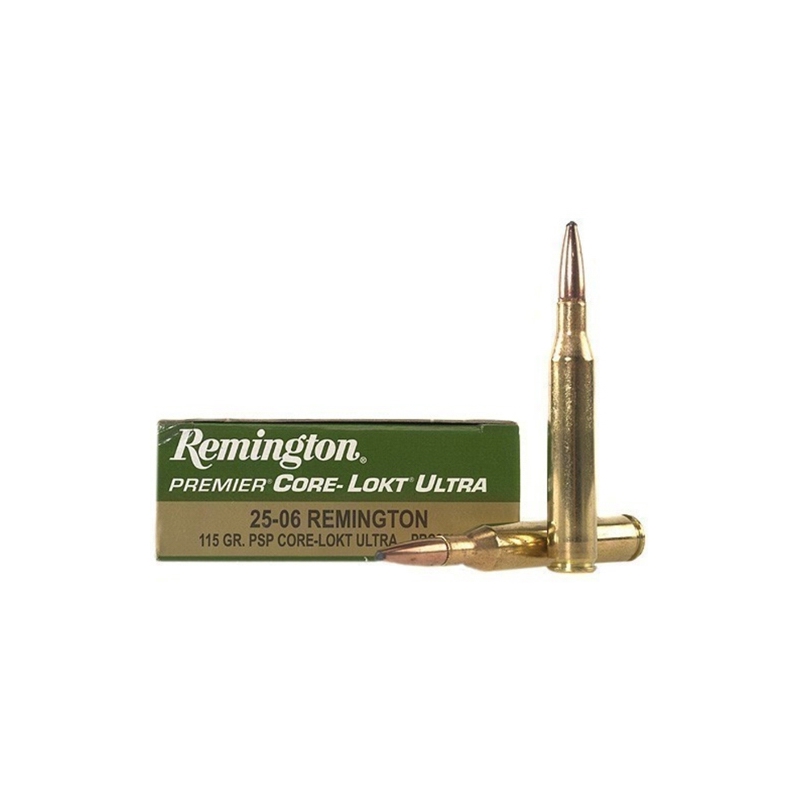 Remington Premier 25-06 Remington 115 Grain Pointed Soft Point Core-Lokt Ultra Bonded