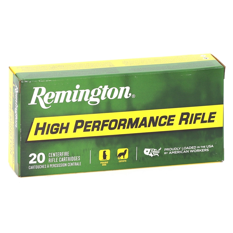 Remington Express 222 Remington Ammo 50 Grain Pointed Soft Point