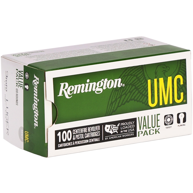 Remington UMC 9mm Luger Ammunition 115 Grain Full Metal Jacket Value Pack - L9MM3B