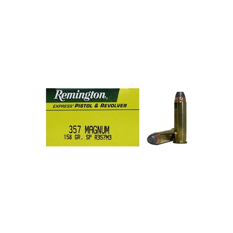 Remington Express 357 Magnum Ammo 158 Grain Semi-Jacketed Soft Point