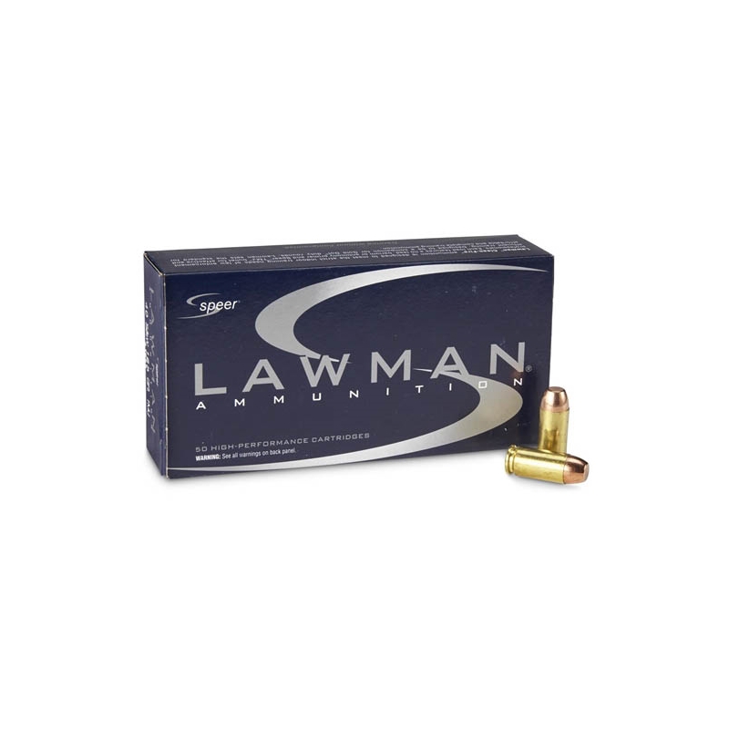 Speer Lawman 40 S&W Ammo 180 Grain Total Metal Jacket