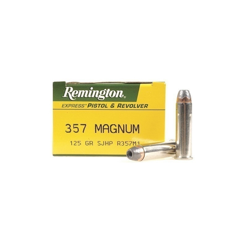 Remington Express 357 Magnum Ammo 125 Grain Semi-Jacketed Hollow Point